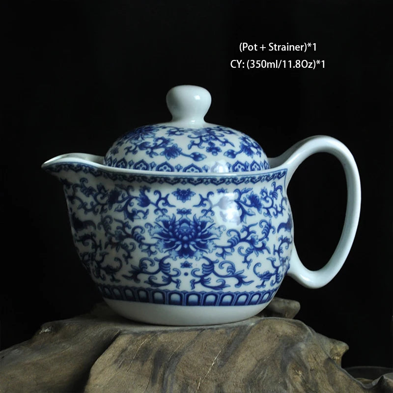 Porcelain Tea Cup Pot Set