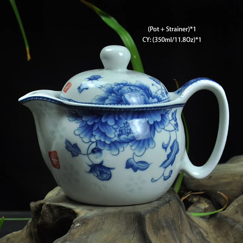 Porcelain Tea Cup Pot Set