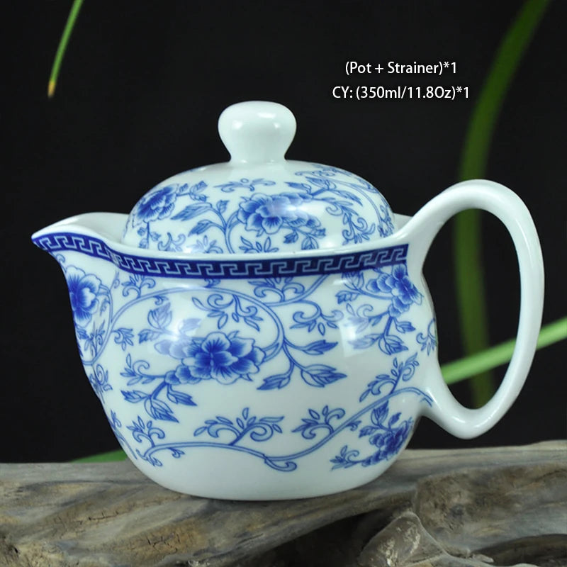 Porcelain Tea Cup Pot Set