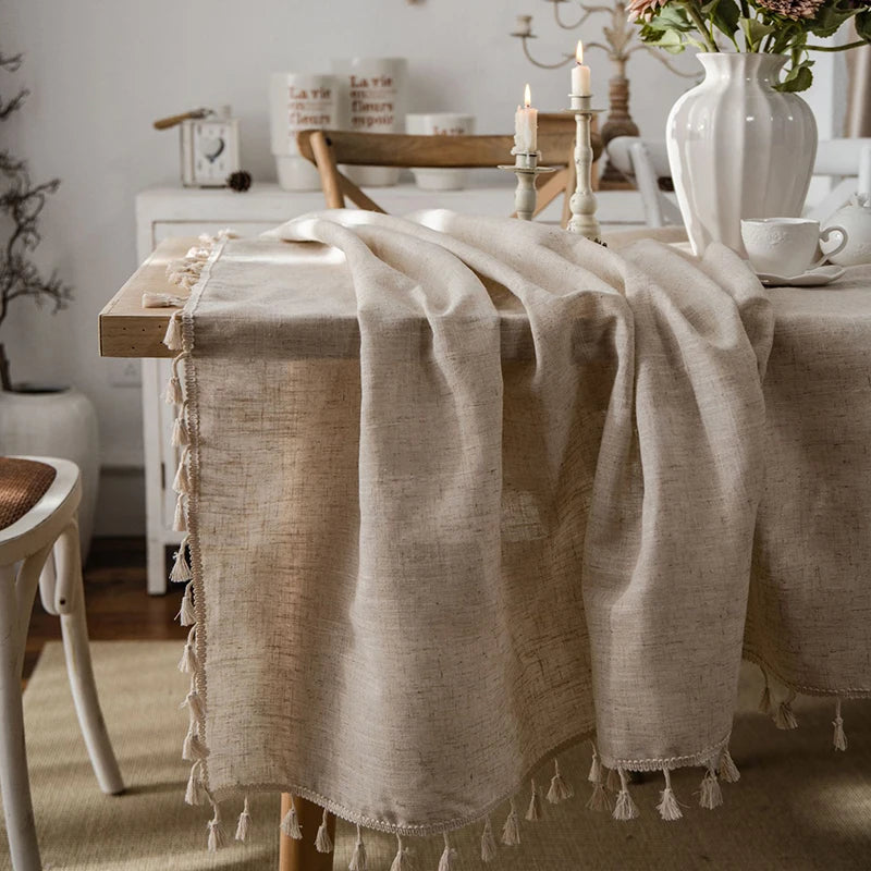 Cotton Linen Table Cloth