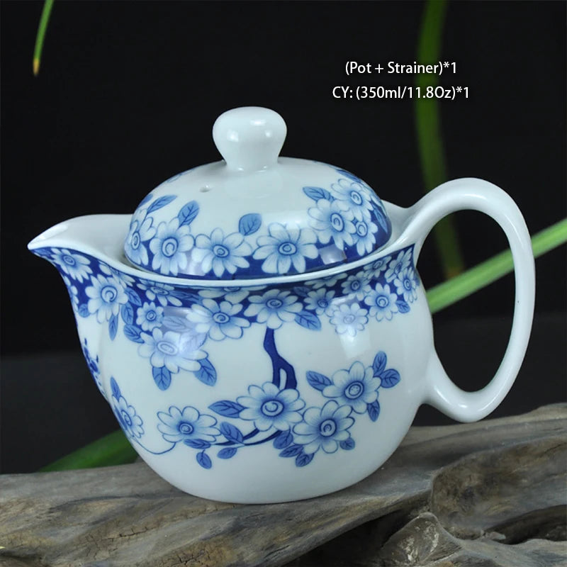 Porcelain Tea Cup Pot Set