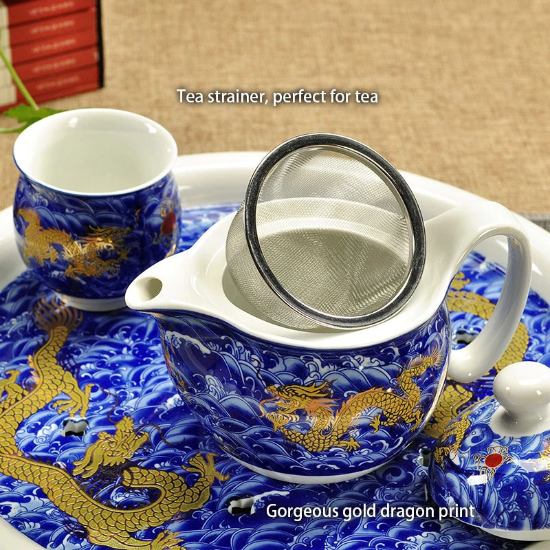 Porcelain Tea Cup Pot Set