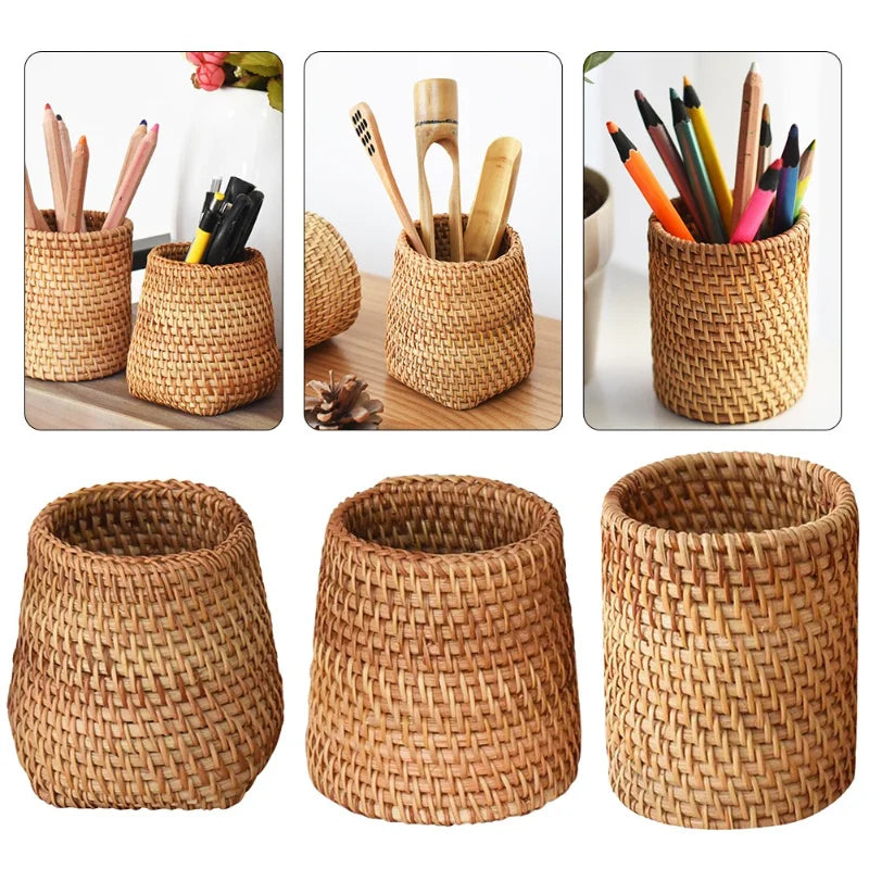 Handmade Rattan Storage Box