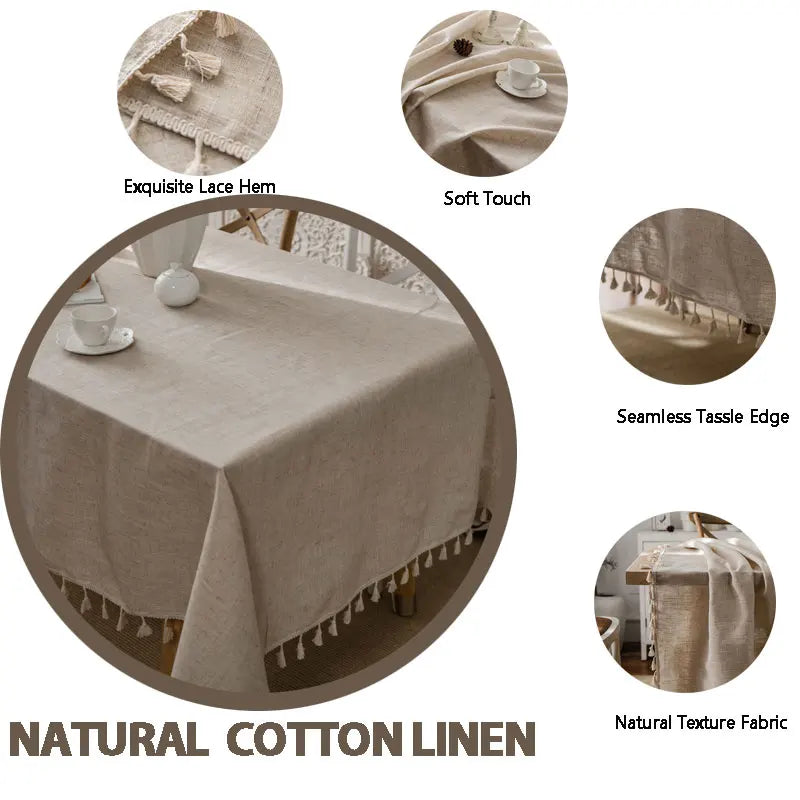 Cotton Linen Table Cloth