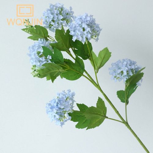 1PC Simulation Long 5 Heads Hydrangeas