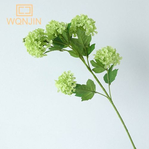 1PC Simulation Long 5 Heads Hydrangeas